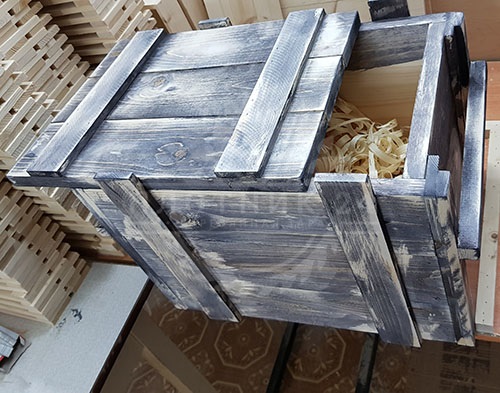 Ящик для подарков деревянный