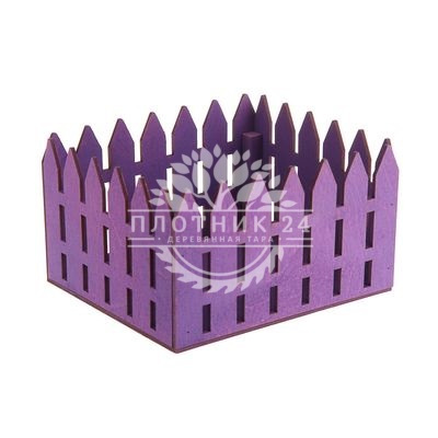 Фиолетовый сувенирный ящик для различных подарков